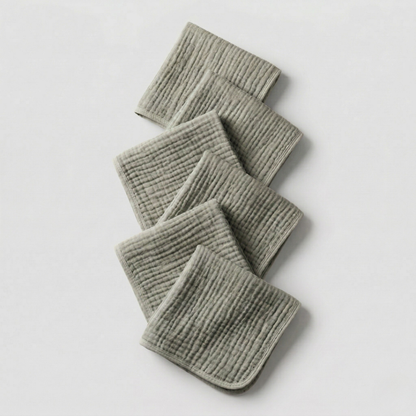The Boreal Muslin Face Towels – 6-Pack