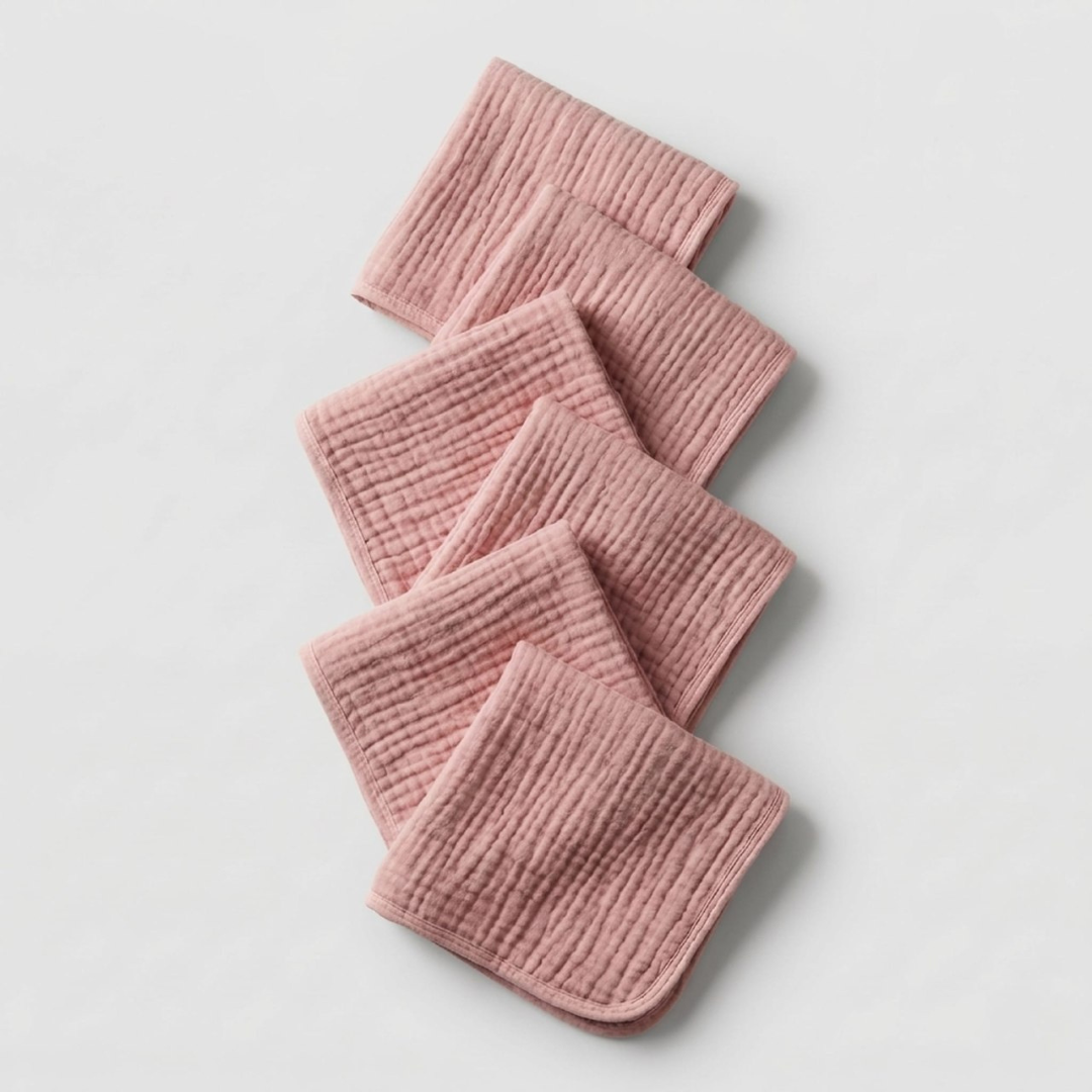 The Boreal Muslin Face Towels – 6-Pack