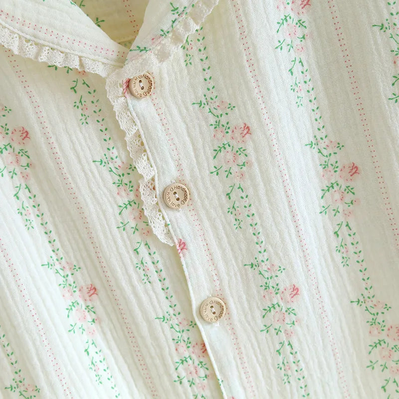 Bloom Short Muslin Pajama Set