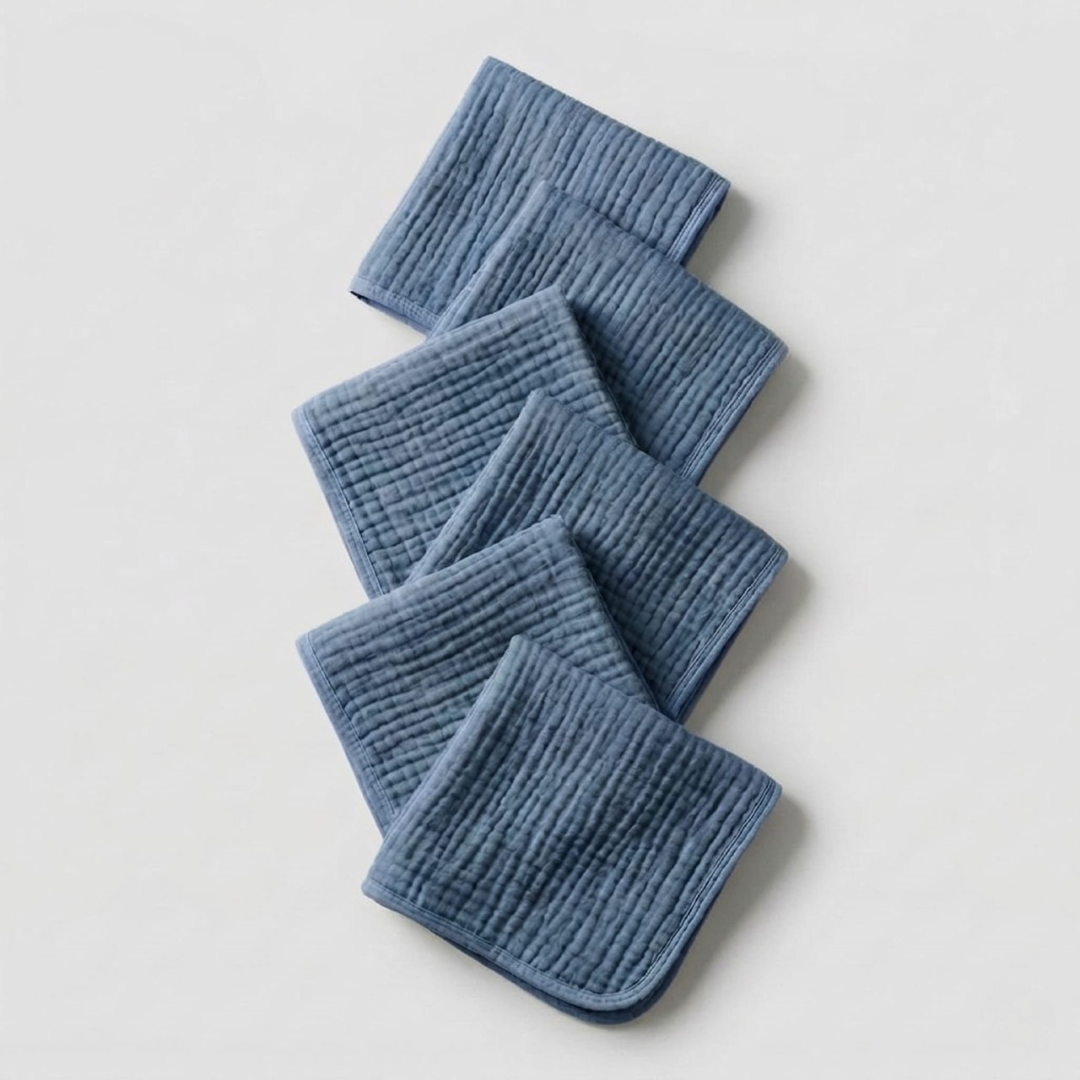 The Boreal Muslin Face Towels – 6-Pack