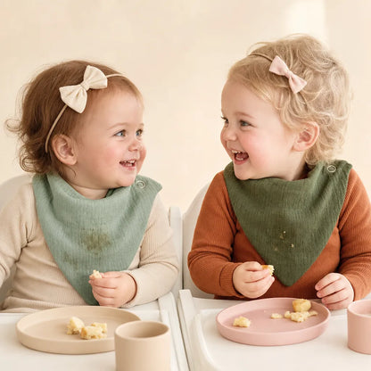 The Boreal Muslin Baby Bibs