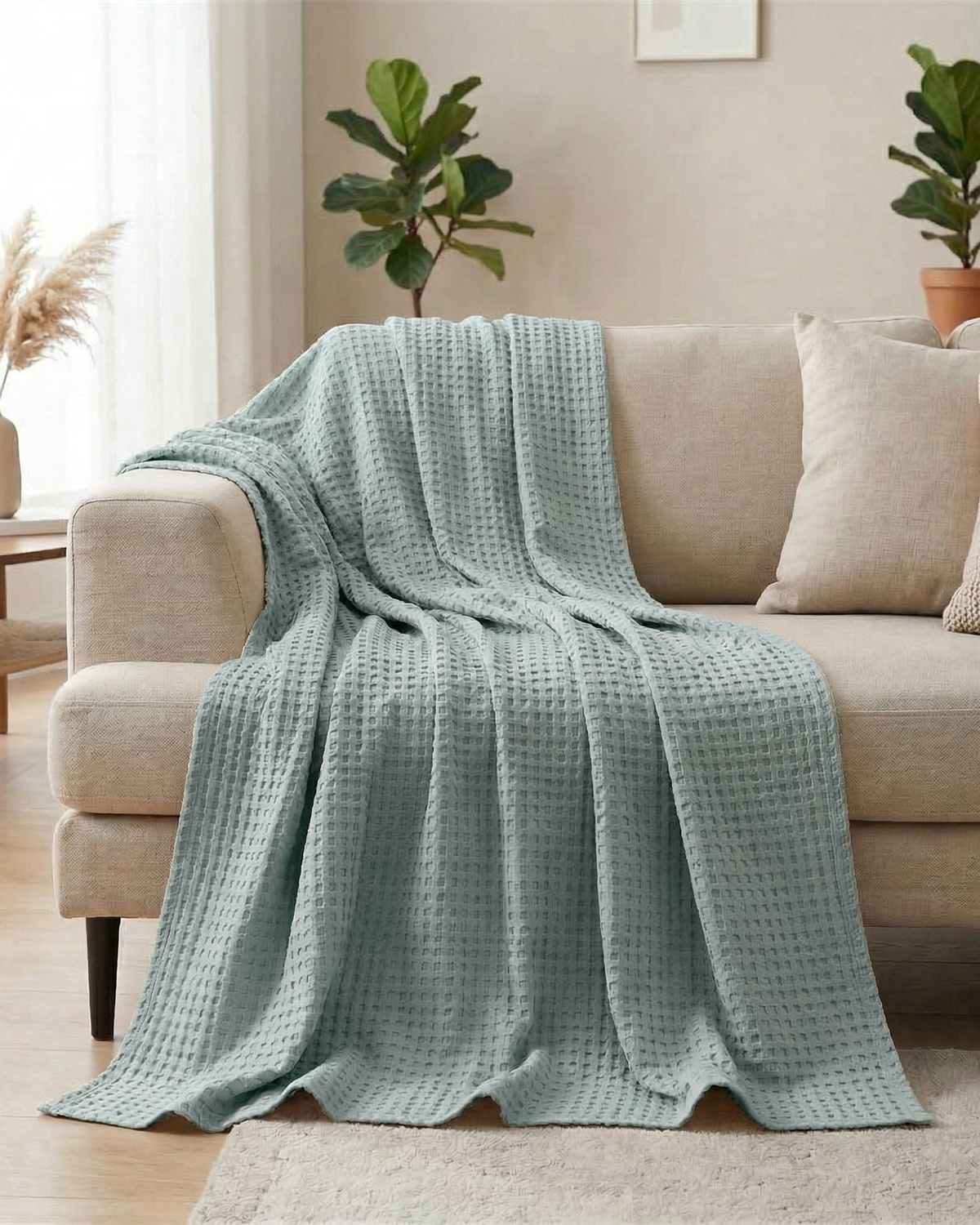 The Boreal Waffle Blanket