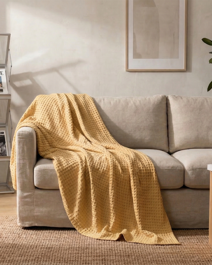 The Boreal Waffle Blanket