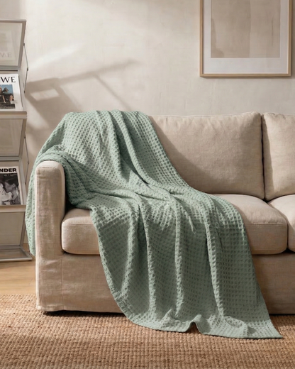 The Boreal Waffle Blanket