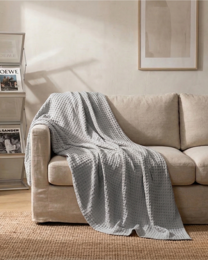 The Boreal Waffle Blanket