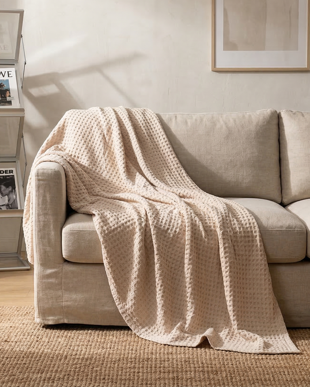 The Boreal Waffle Blanket