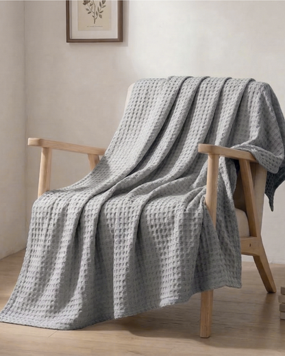 The Boreal Waffle Blanket