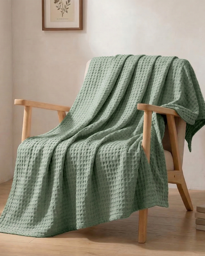 The Boreal Waffle Blanket