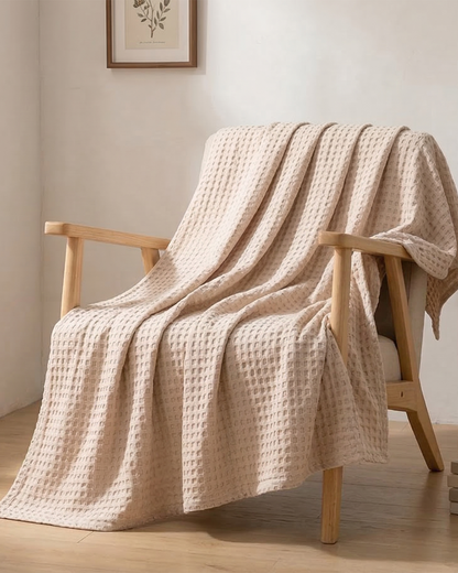 The Boreal Waffle Blanket
