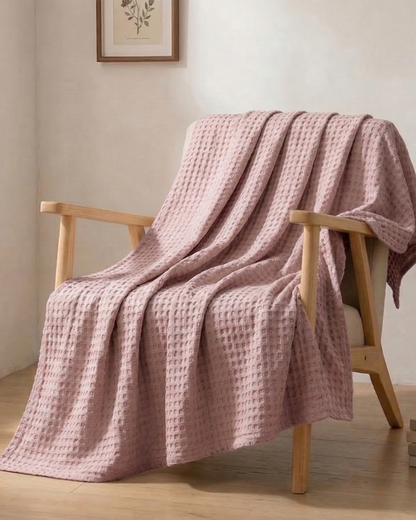 The Boreal Waffle Blanket