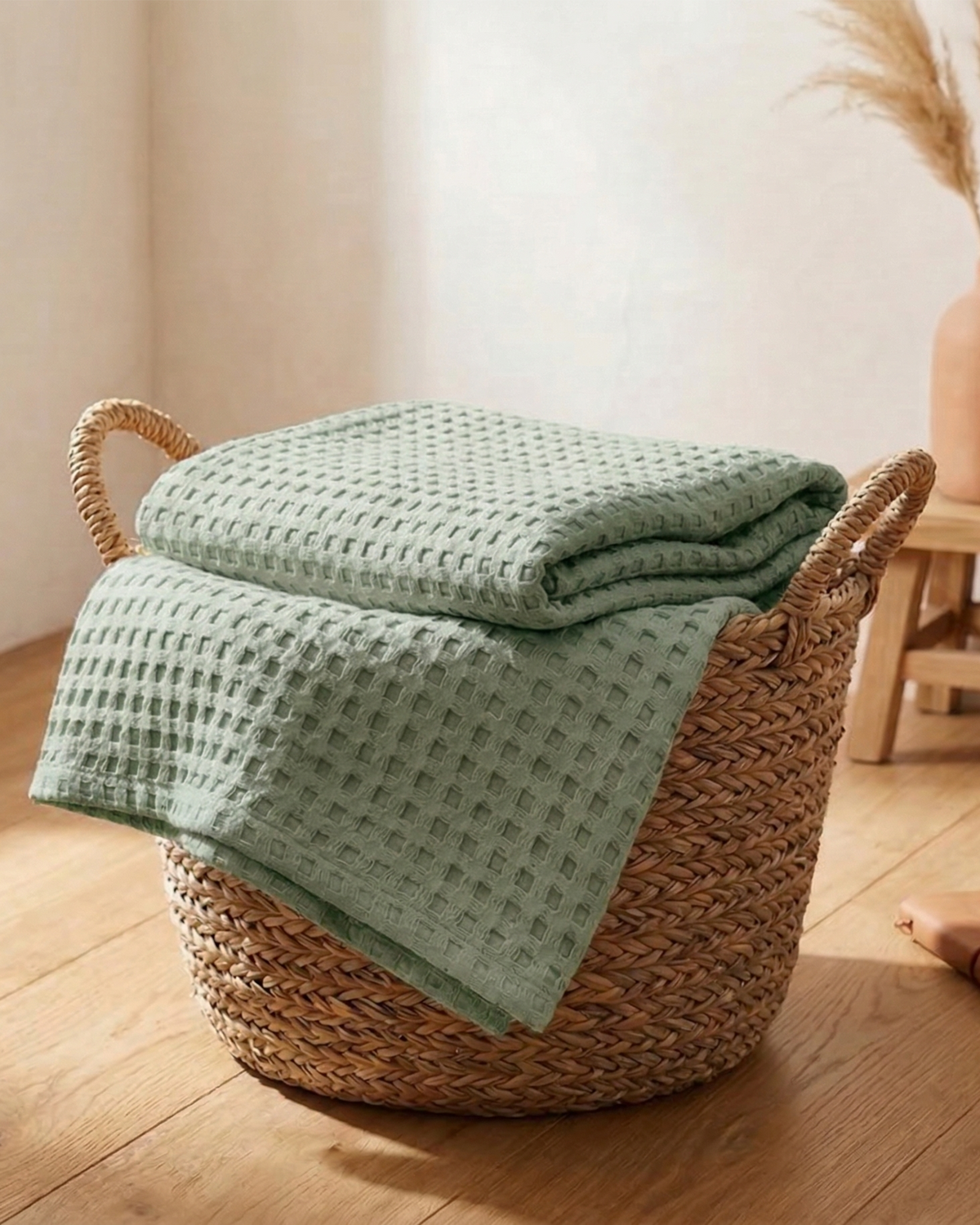 The Boreal Waffle Blanket