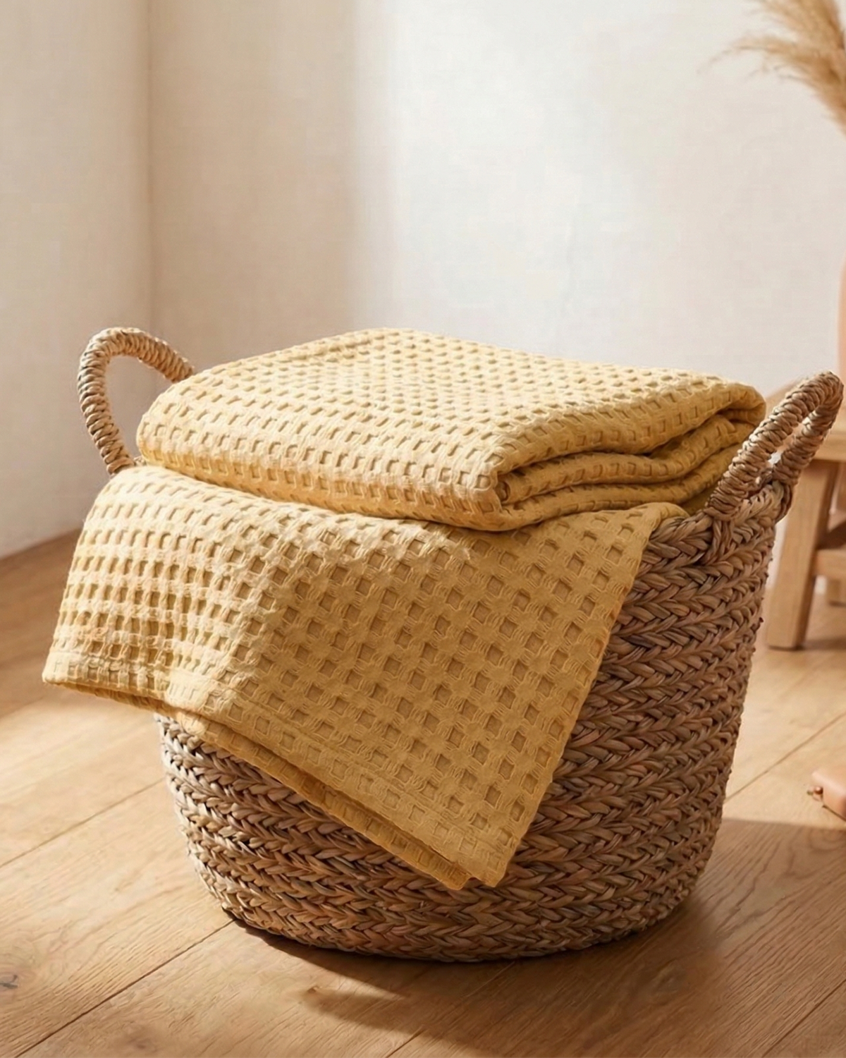 The Boreal Waffle Blanket