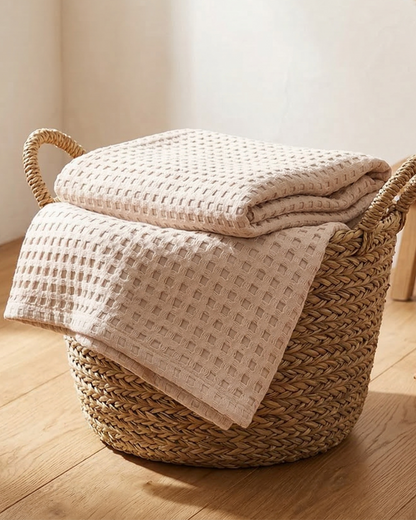 The Boreal Waffle Blanket