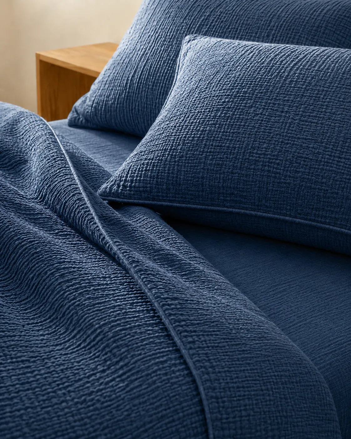The Boreal Muslin Bed Set – 4-Piece