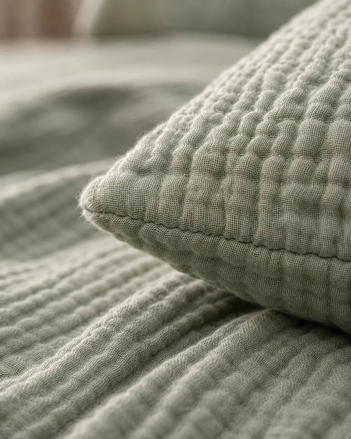 The Boreal Muslin Bed Set – 4-Piece