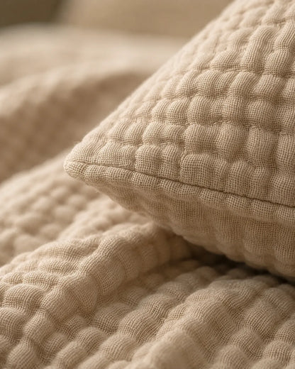 The Boreal Muslin Bed Set – 4-Piece