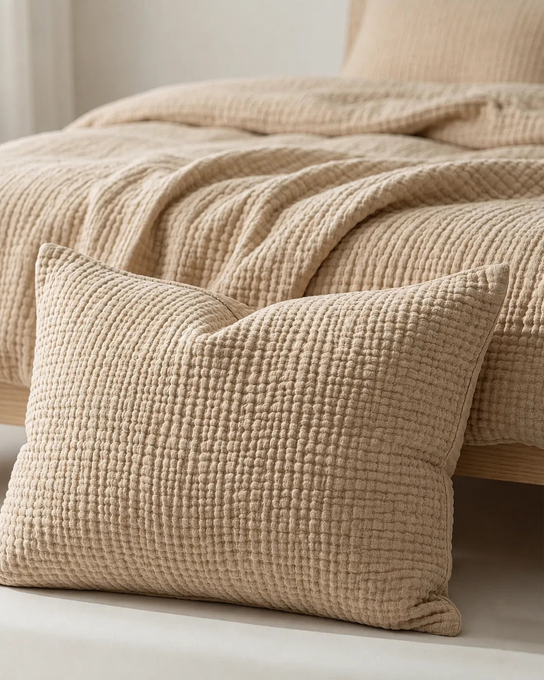 The Boreal Muslin Bed Set – 4-Piece