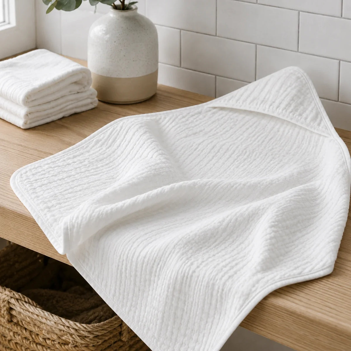 The Boreal Muslin Hooded Towel