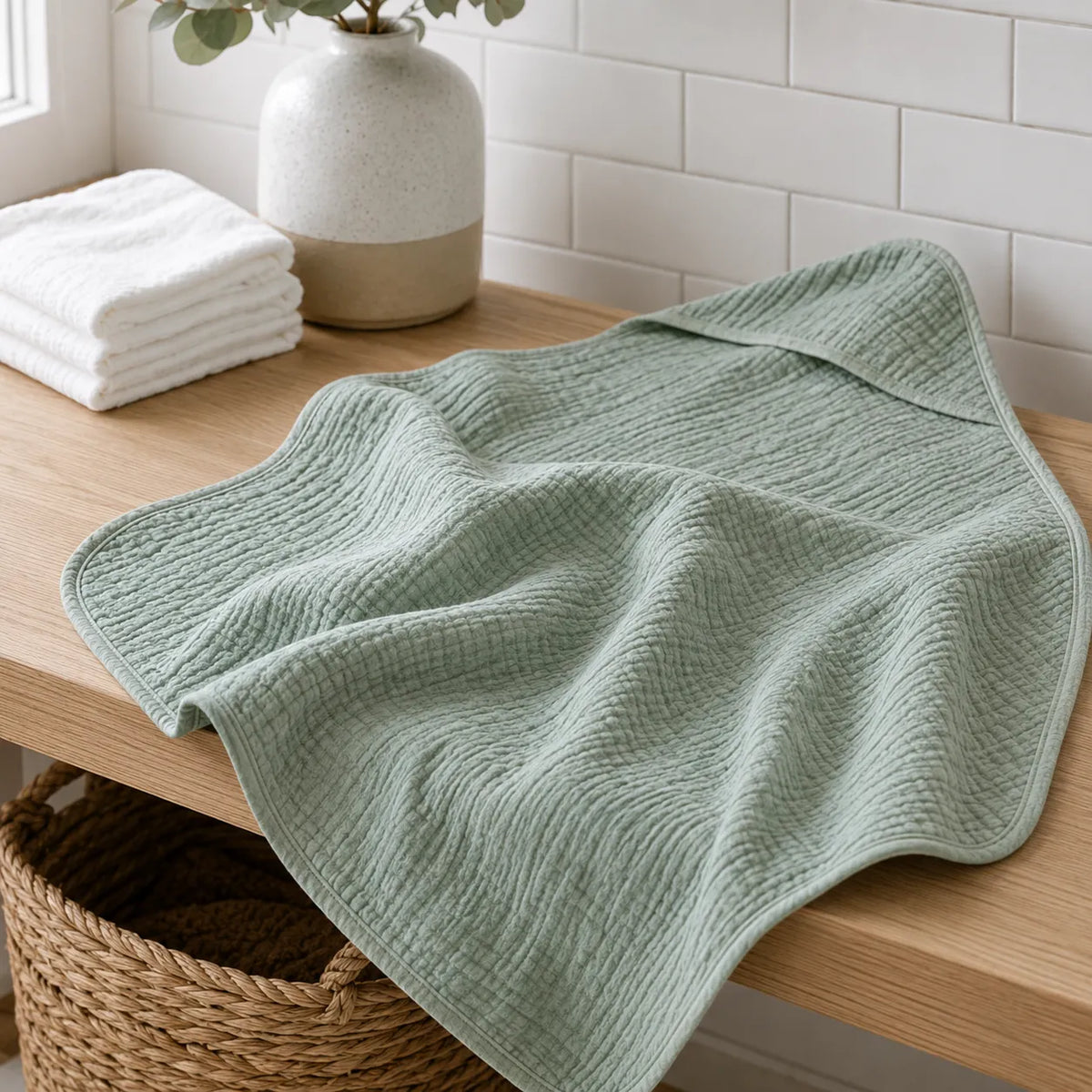 The Boreal Muslin Hooded Towel