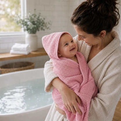 The Boreal Muslin Hooded Towel