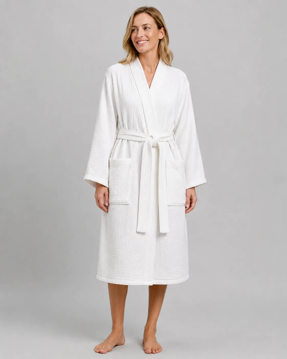 The Boreal All-Season Muslin Bathrobe