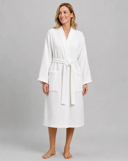 The Boreal All-Season Muslin Bathrobe