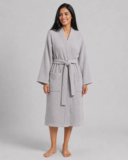 The Boreal All-Season Muslin Bathrobe