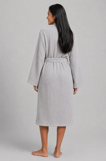 The Boreal All-Season Muslin Bathrobe