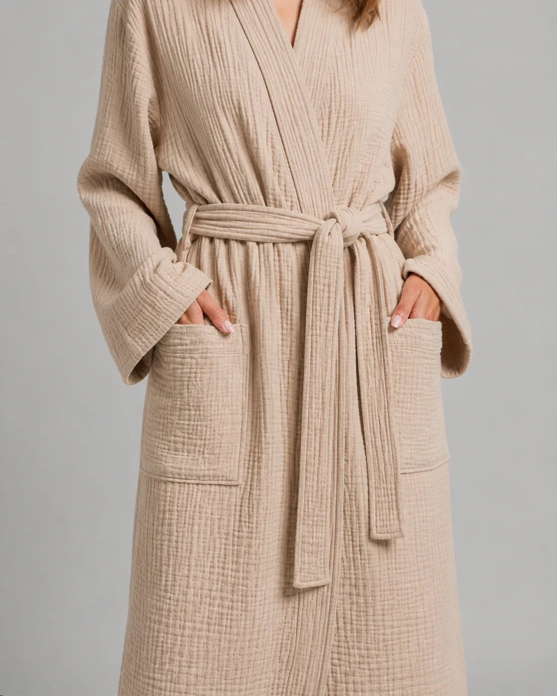 The Boreal All-Season Muslin Bathrobe
