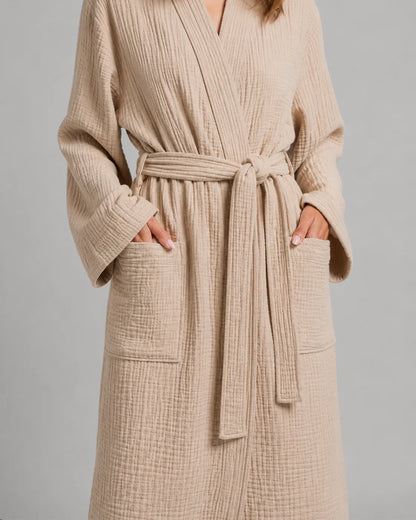 The Boreal All-Season Muslin Bathrobe