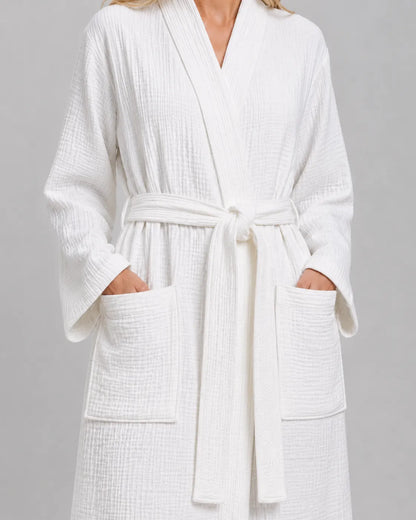The Boreal All-Season Muslin Bathrobe