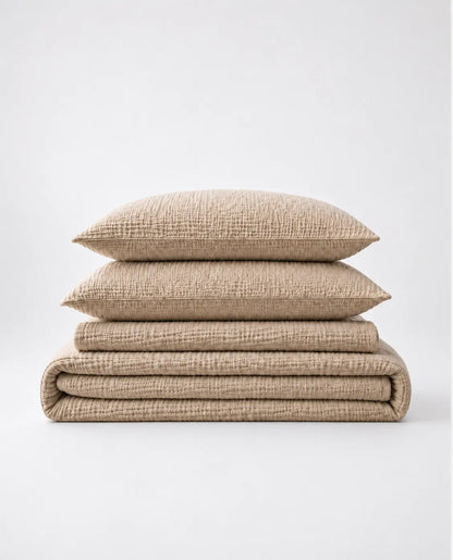 The Boreal Muslin Bed Set – 4-Piece