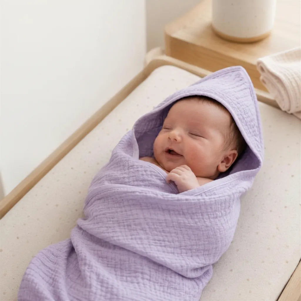 The Boreal Muslin Hooded Towel