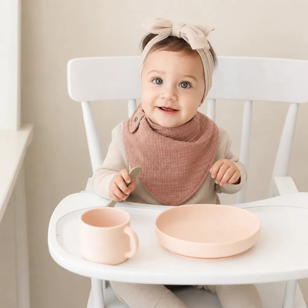 The Boreal Muslin Baby Bibs