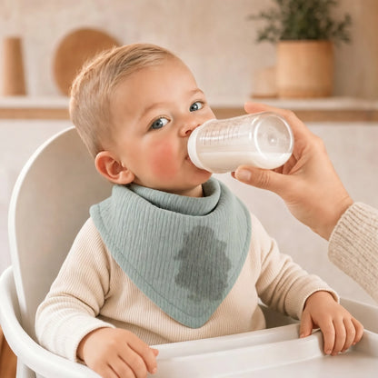The Boreal Muslin Baby Bibs