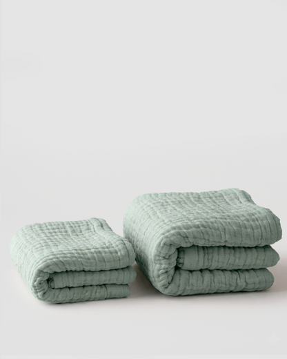 The Boreal Winter Muslin Blanket