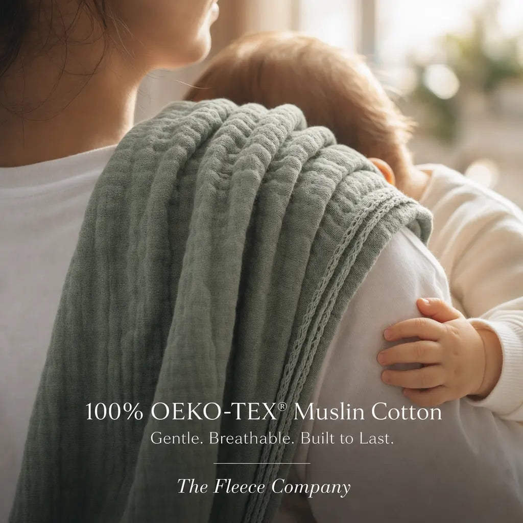 The Boreal Muslin Burp Cloths