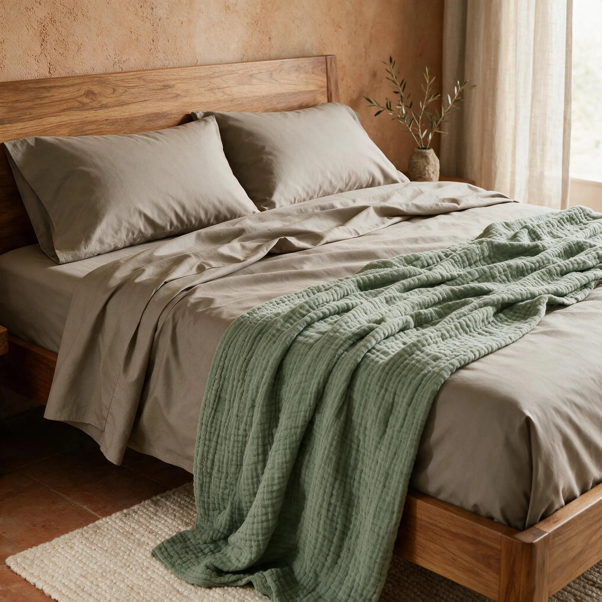 The Boreal Cotton Sheet Set – 4-Piece
