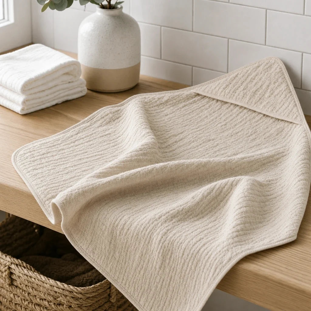 The Boreal Muslin Hooded Towel