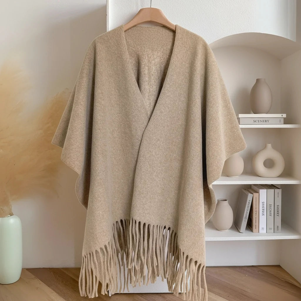 The Boreal Tassel Shawl
