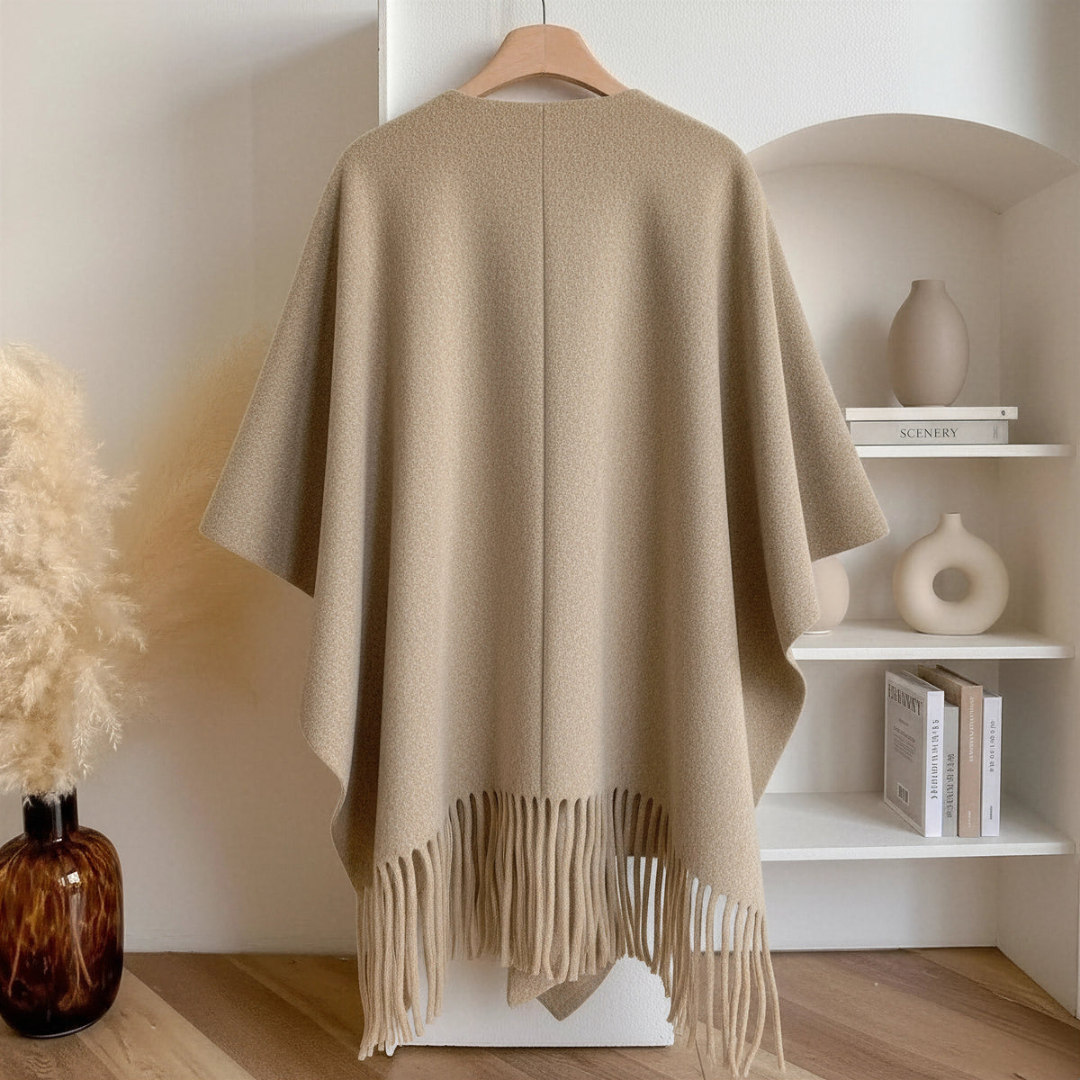 The Boreal Tassel Shawl