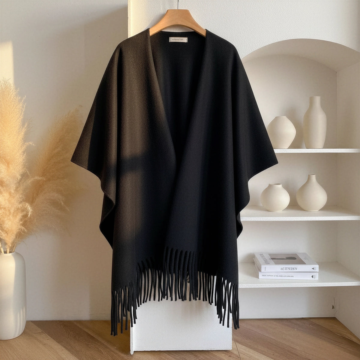 The Boreal Tassel Shawl