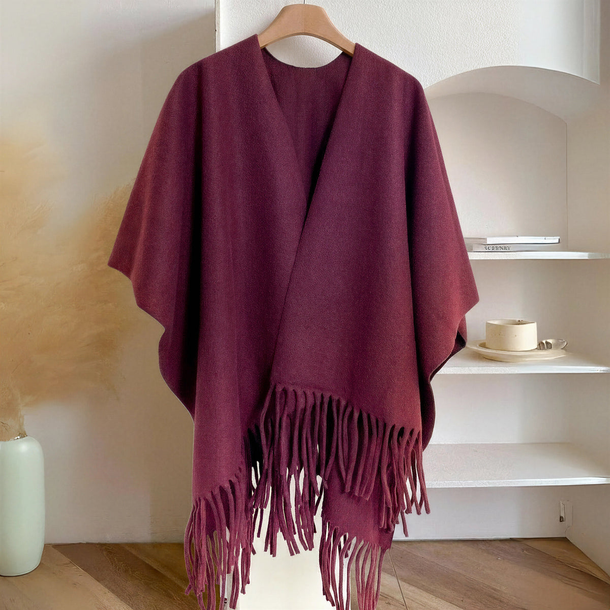 The Boreal Tassel Shawl