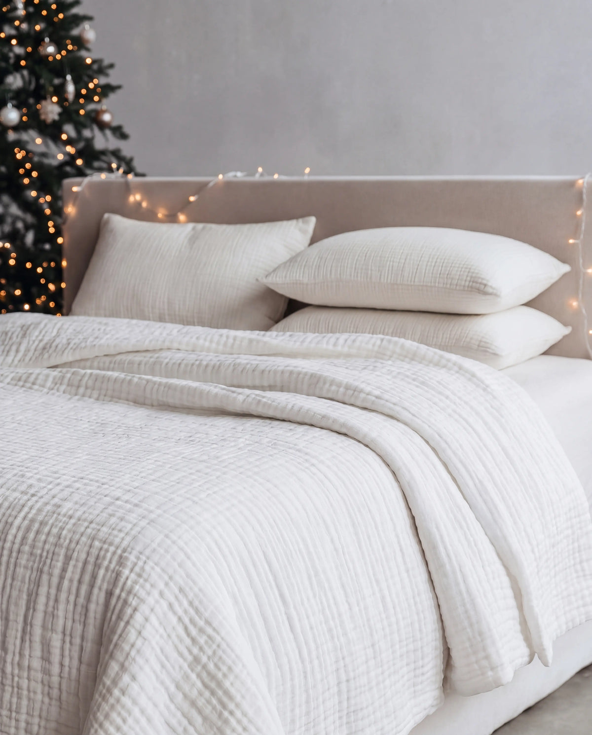 The Boreal Winter Muslin Blanket