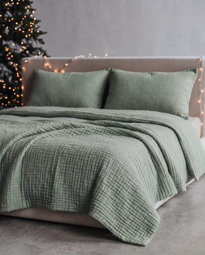 The Boreal Winter Muslin Blanket