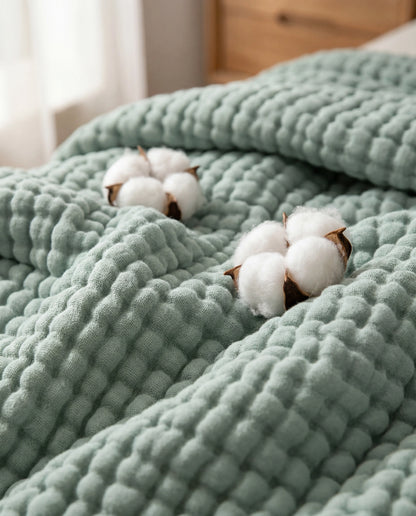 The Boreal Winter Muslin Blanket