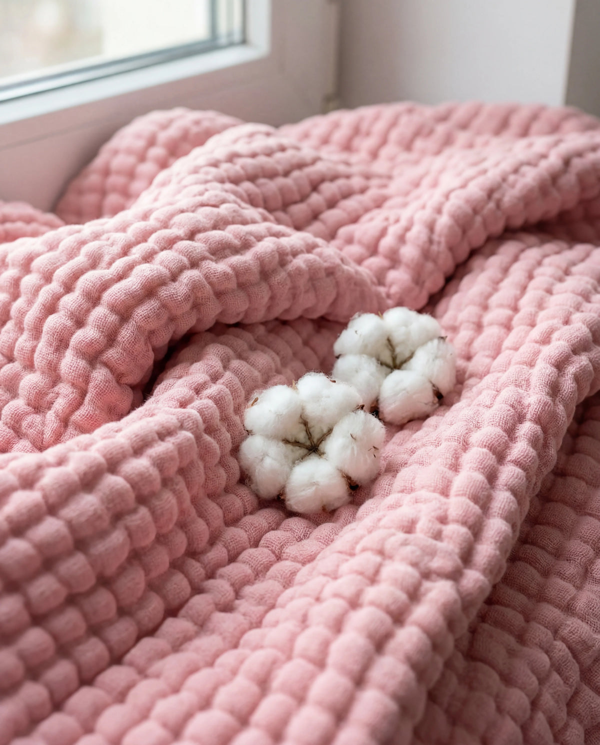 The Boreal Winter Muslin Blanket
