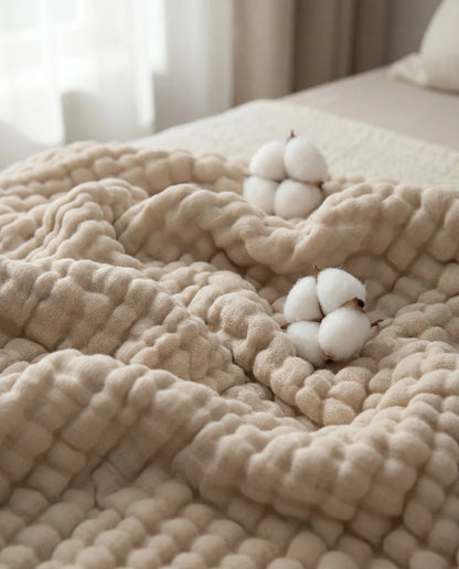 The Boreal Winter Muslin Blanket