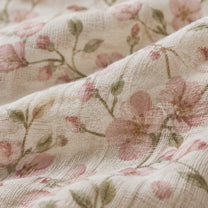 Close-up of the layered cotton muslin used for Bloom Muslin Pajama Set