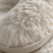Close-up of the deep plush pile used for Cloud Slippers